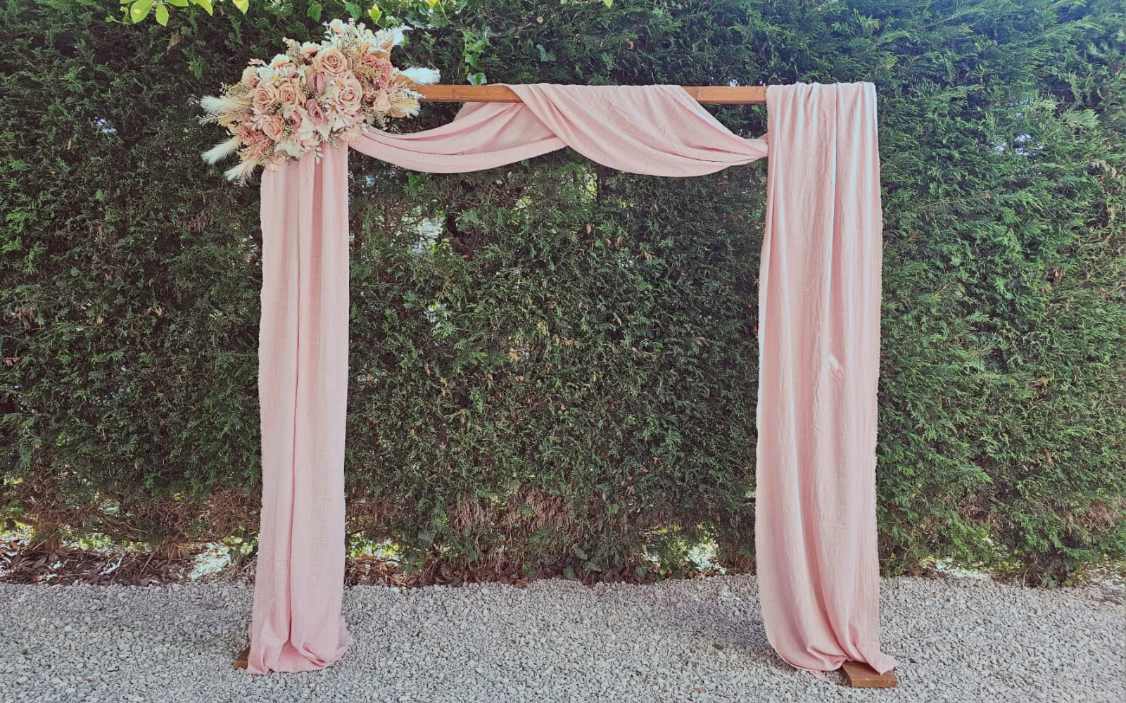 Arche Drapé Rose
