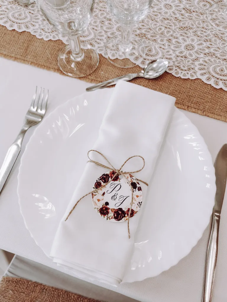 Serviette de table tissus