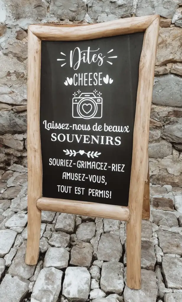 Location de chevalets pour cérémonie ou décoration