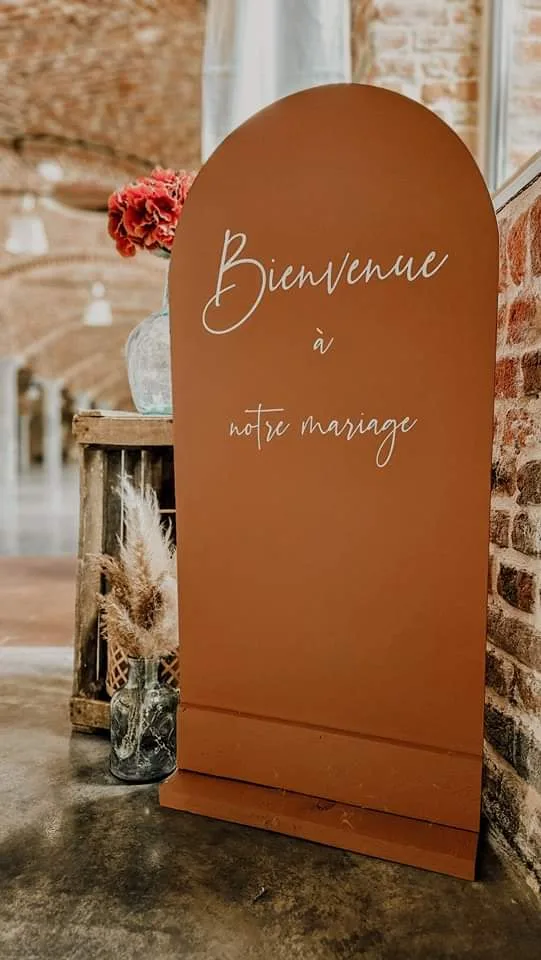 Panneau de Bienvenue - Terracotta