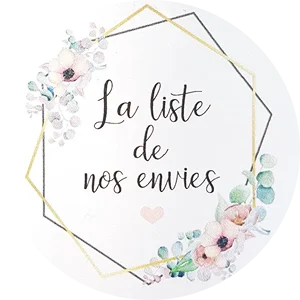 La Liste de nos Envies, création de faire-part et papeterie